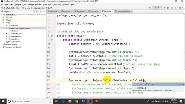 Java - 17: Nhập dữ liệu vào từ bàn phím смотреть онлайн