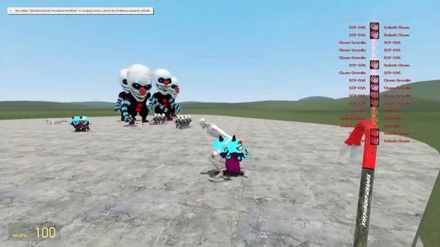Goliath clown [ DARK DECEPTION ]VS SCP-096 in Garry's Mod смотреть онлайн