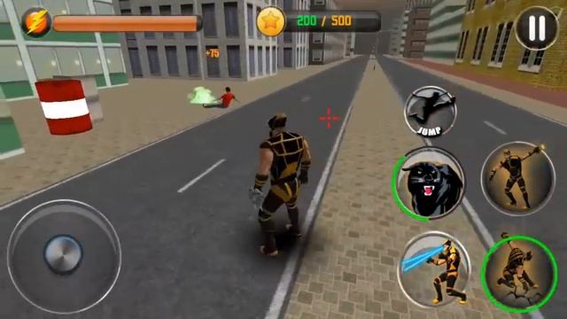 ► Super hero City Crime With Wild Panther War (Tapinator) Android Gameplay смотреть онлайн