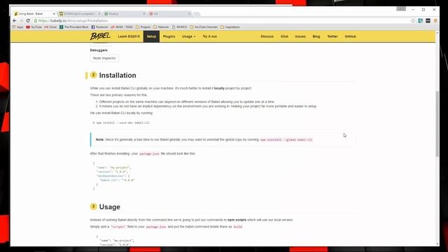 JavaScript ES6 / ES2015 - [02] Compile ES6 With Babel смотреть онлайн