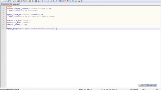 Tutorial HTML, PHP y SQL- Base de Datos - Parte 2 смотреть онлайн