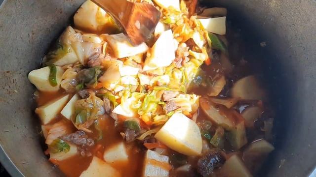 Штрудли с мясом,картошкой и капустой. Немецкая кухня смотреть онлайн