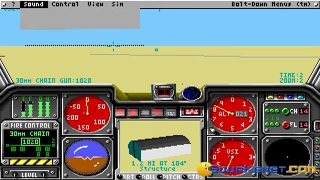 LHX Attack Chopper gameplay (PC Game, 1990) смотреть онлайн
