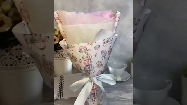 Букет из чая на 8 марта / Чай подарочный женщине на 8 марта и день рождения смотреть онлайн