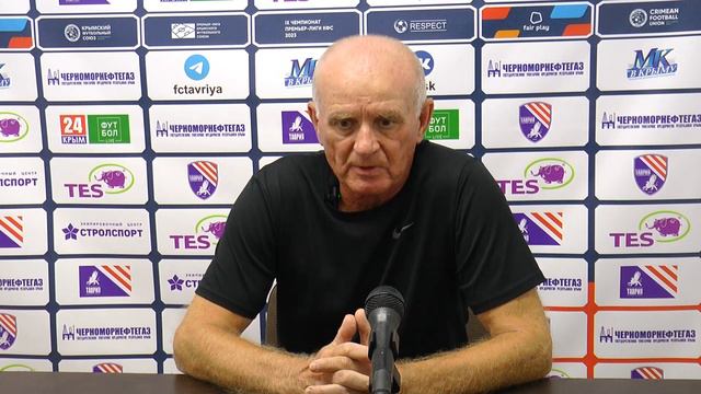 "Таврия" - "Алустон-ЮБК" - 4:0 (19.08.2023) Послематчевая пресс-конференция: Александр Шудрик смотреть онлайн