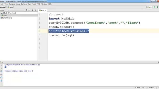 17 - connect python by mysql part 2 смотреть онлайн