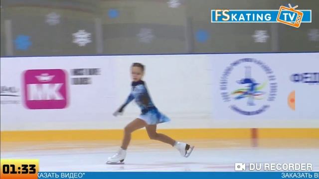 Анна МОСКАЛЁВА アンナ・モスカリョワ FP Зональное первенство 2019 Тюмень смотреть онлайн