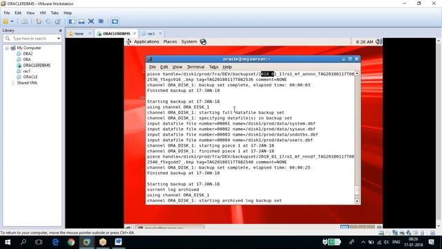 Oracle database administration - RMAN PART II смотреть онлайн