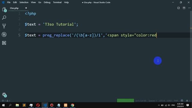 How to Change color of first character of a word in PHP смотреть онлайн