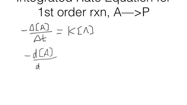 1 / 5 - Lecture 15 - An introduction to 1st order Integrated Rate Equations смотреть онлайн