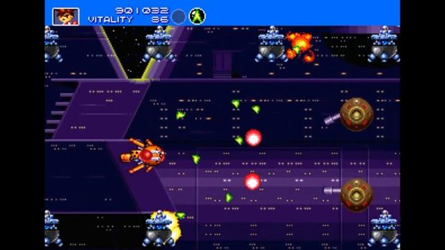Sega Mega Drive 2 (Smd) 16-bit Gunstar Heroes Stage 6