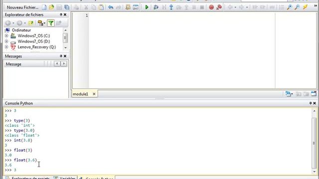 Programmation Python #3 - les types simples смотреть онлайн