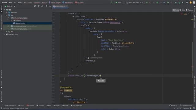 Jetpack Compose Keep The Device Screen Awake in Kotlin Android Studio смотреть онлайн