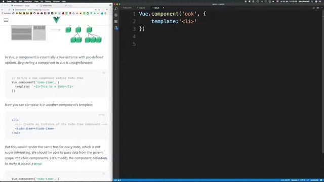 ? 602 Začíname s komponentmi║Vue.js 2 slovensky║ Programovanie s Yetim смотреть онлайн