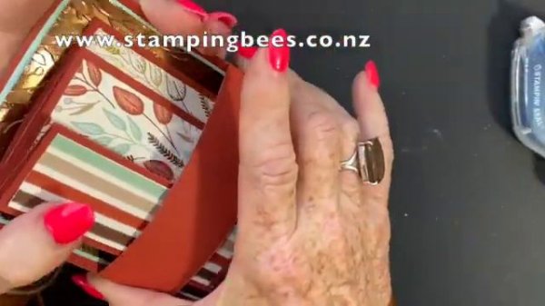 Fun Fold Accordion Card Technique-Global Stampin Video Hop