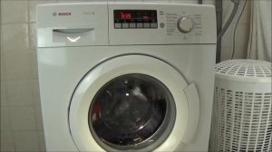 Mix wash intensive 20 degrees BOSCH WAB28220 washing machine program, test example movie #319