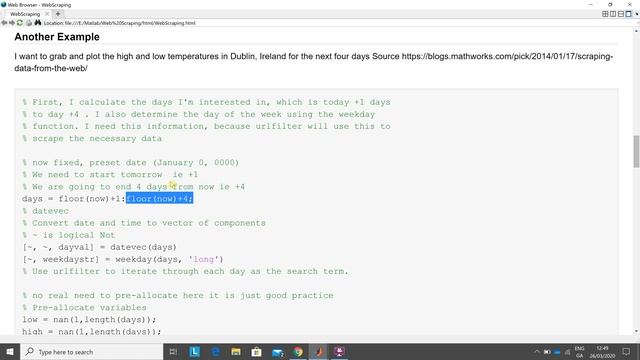 Webscraping in Matlab using urlfilter смотреть онлайн