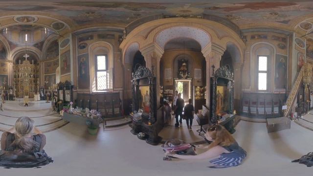 Saint Demetrius Church in Virtual realty 360, 24 Aug 2023 Bucharest Old Town Part 2 смотреть онлайн