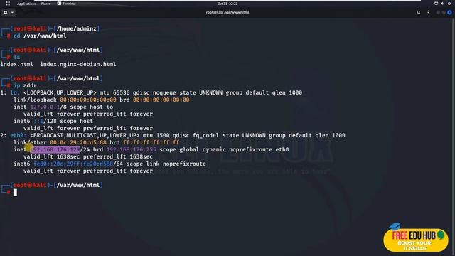 Apache2 Setup on Kali Linux 2023 | Installation and Hosting | Learn HTML смотреть онлайн