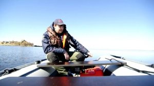 Лодка НДНД Азимут Атлас 365 под мотором Тохатсу 9,9-15