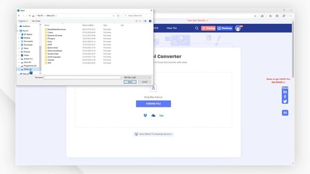 How to Convert PDF to Excel for Free Online | HiPDF смотреть онлайн