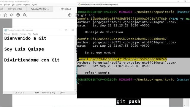 06 Cómo usar git log смотреть онлайн