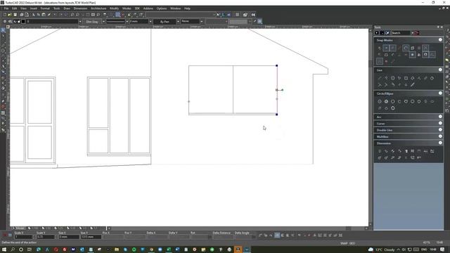How To Draw Scaled Elevations Plans From Layout Plans | AutoCAD |TurboCAD смотреть онлайн