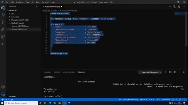 Azure Basic to Advanced Guide - #3 Azure VMs mit ARM und PowerShell смотреть онлайн