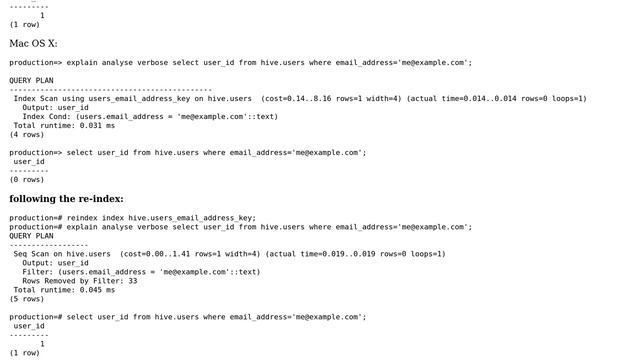 Databases: PostgreSQL SELECTs not returning correct result following recovery? смотреть онлайн