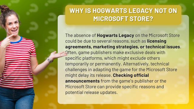 Why is Hogwarts Legacy not on Microsoft Store? смотреть онлайн