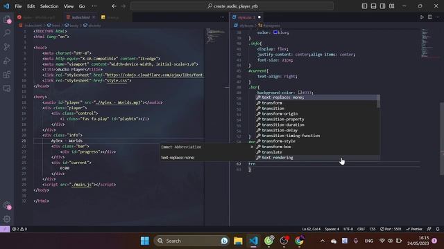 ASMR Programming - How To Make A Music Player Using HTML CSS And JavaScript| No Talking смотреть онлайн