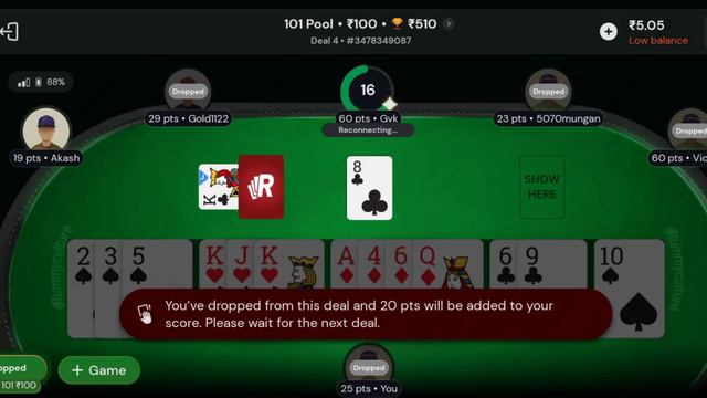 😍 Wow Finally 9 Rounds Me Winner Bn Gye 🤑 !! Most intense 101 Pool in Rummy Culture смотреть онлайн