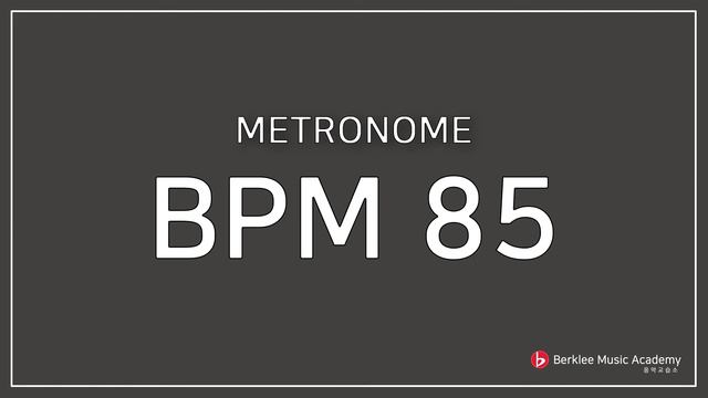 [Metronome] BPM 85