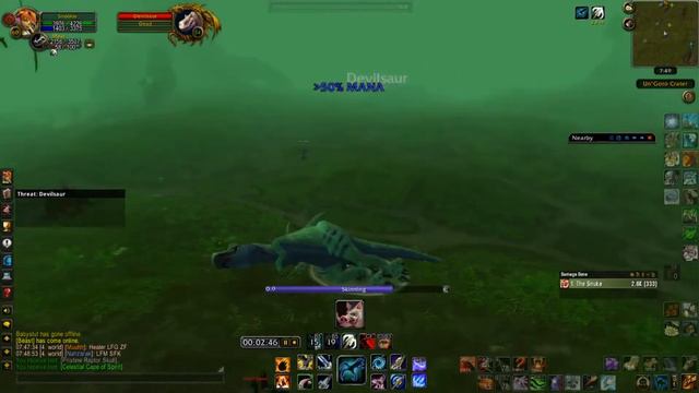 Classic World of Warcraft Level 60 Hunter Devilsaur Farming (part 1) смотреть онлайн
