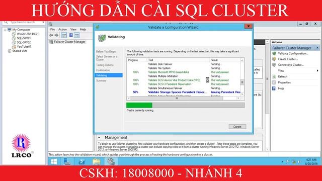 LRCO - Windows Server Failover Clustering with SQL Server смотреть онлайн