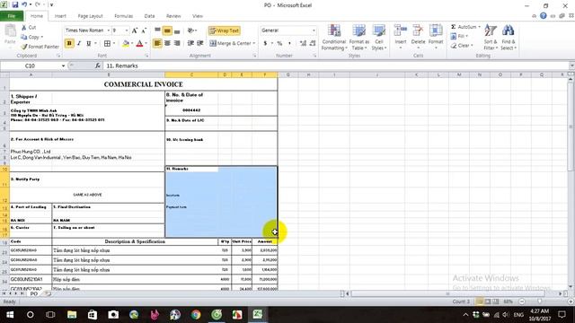 [ CLB Yêu XNK Hà Nội ] - Soạn thảo bằng Excel - INV PO#0004442 - Lê Thùy Linh смотреть онлайн