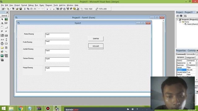 Tutorial Cara Membuat Aplikasi Input Sederhana pada Visual Basic 6 смотреть онлайн