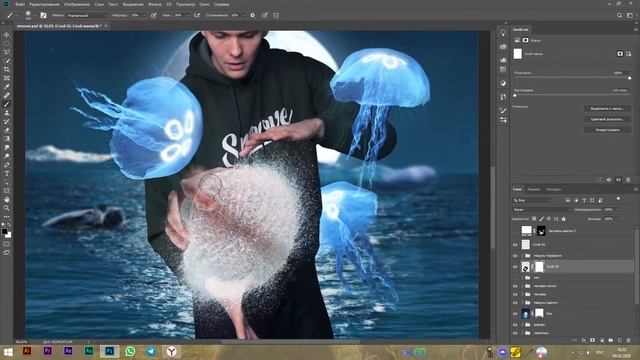 Легкий эффект в фотошопе за 2 минуты смотреть онлайн