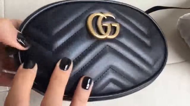 Gucci Marmont женская сумка Гуччи на пояс смотреть онлайн