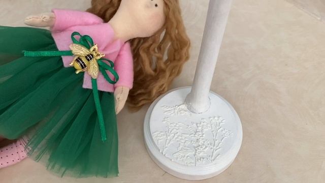 Декорирование подставки для куклы смотреть онлайн
