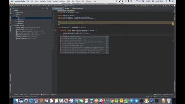 My first android app using kotlin programming language смотреть онлайн