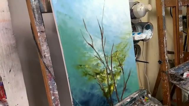 KNIFE PAINTING: THE MAGNOLIAS (english subtitles) by Nelly LESTRADE смотреть онлайн