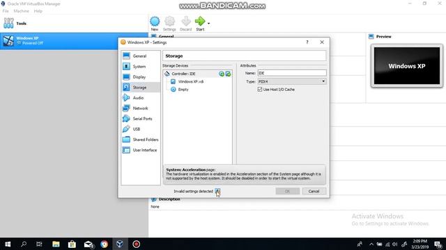 How to fix VirtualBox Invalid settings detected смотреть онлайн