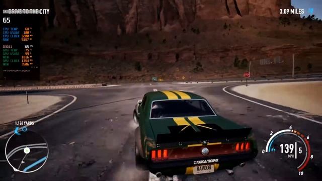 Need for Speed Payback | Nvidia GTX 960 2GB | i5-4460 | 16GB RAM | Benchmark смотреть онлайн