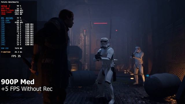 Star Wars Jedi Fallen Order | RYZEN 5 4650G\4600G VEGA 7 OC 16Gb Ram смотреть онлайн