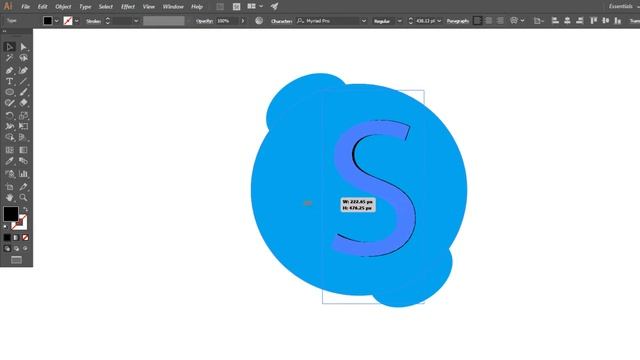 How to draw skype logo design in adobe illustrator cc 2017 simple easy basic tutorials for beginner смотреть онлайн