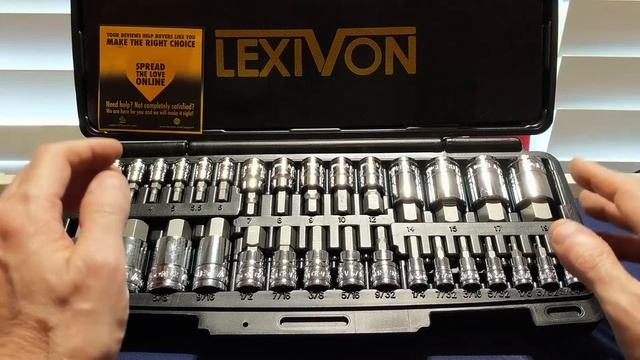 Lexivon LX-143 Hex and LX-301 Security Torx bit sets смотреть онлайн