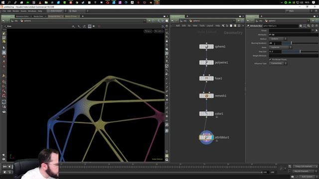 HOUDINI NODE A NODE - AULA 11: FUSE/POLYWIRE - Tutorial Houdini em Português смотреть онлайн