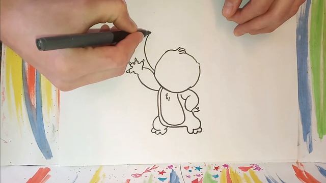 Как Нарисовать Стича/ Рисунки Для Детей/ Раскраска Для Детей|How To Draw A Stitch/ Cartoon Drawings смотреть онлайн