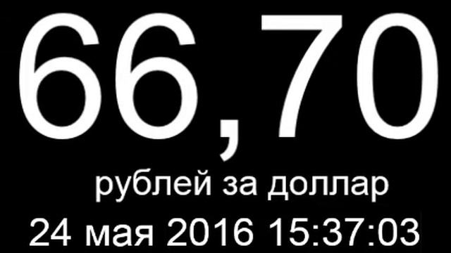 Курс доллара сегодня 24 мая 2016 онлайн